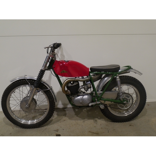 441 - Cotton Trials motorcycle with Villiers engine. Starts and runs well. No docs