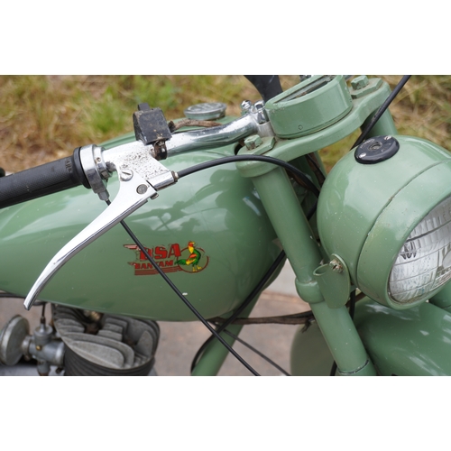 442 - BSA Bantam D1 Hardtail motorcycle. 1950. 125cc. Matching engine and frame numbers. C/w certificate o... 