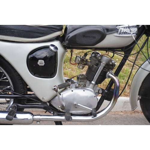 443 - Triumph Tiger Cub motorcycle. 1959. Bikini panel model. Matching engine and frame numbers. In good o... 