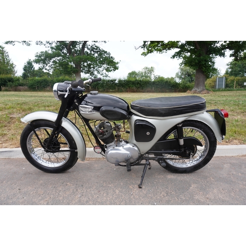 443 - Triumph Tiger Cub motorcycle. 1959. Bikini panel model. Matching engine and frame numbers. In good o... 