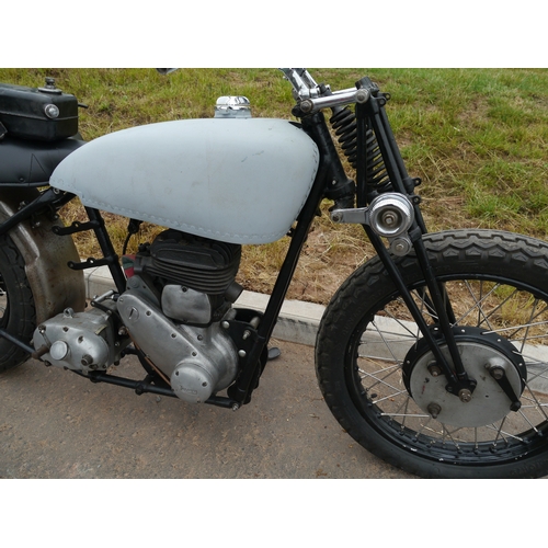 375 - Triumph 6S/Valpage special motorcycle. 1936. 500CC. Triumph girder forks. Frame No-1934 Engine No- 4... 