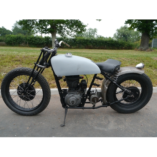 375 - Triumph 6S/Valpage special motorcycle. 1936. 500CC. Triumph girder forks. Frame No-1934 Engine No- 4... 