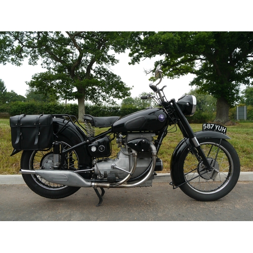 376 - Sunbeam S8 motorcycle. 1954. Starts and runs. Frame no- S87734. Engine No- 5812751. Only done 200 mi... 