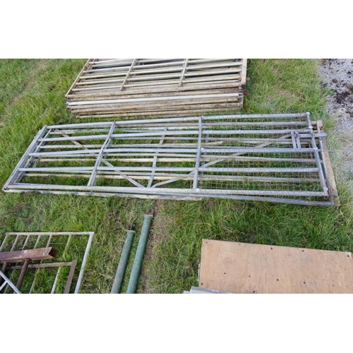 139 - 2- 12Ft and 1- 13Ft metal gates +VAT