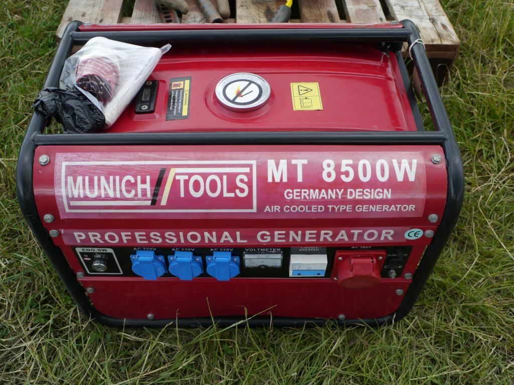 Notstromaggregat Munich Tools MT8500W, - Fahrzeuge und Technik