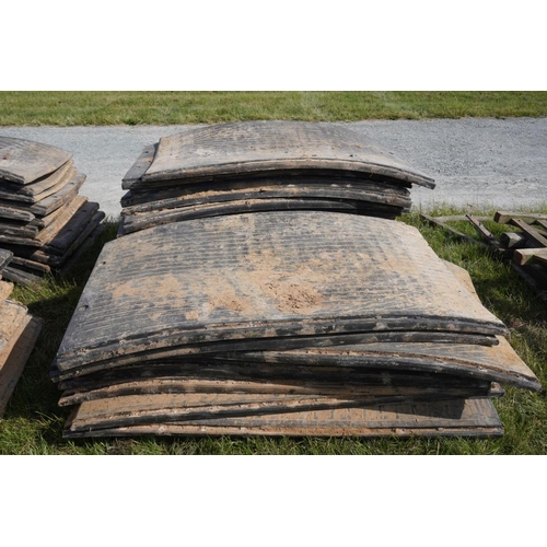 145 - 2 Pallets of rubber cattle cubicle mats +VAT