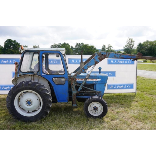 245 - Ford 3000 tractor with loader arms. Runs and drives