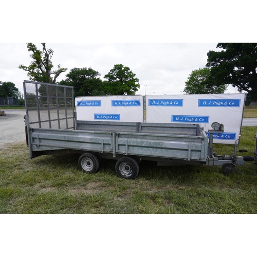 285 - Indespension challenger 14ft beavertail trailer