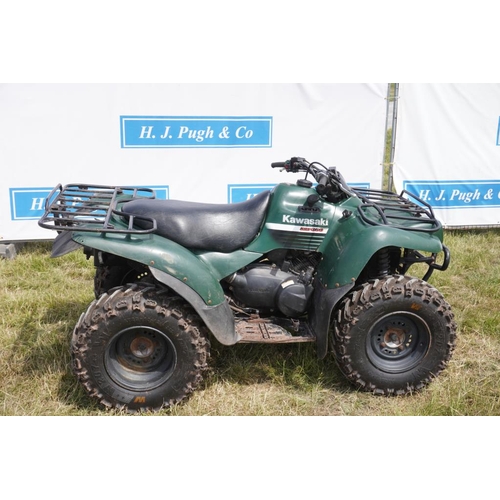 295 - Kawasaki KVF 360 quad bike. Road registered,  brand new battery, new tyres. V5