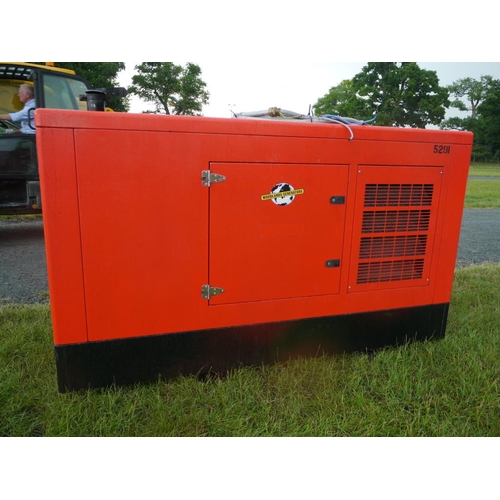 302 - 100KVA Generator. 290hrs. 3 Phase. GWO. Brand new