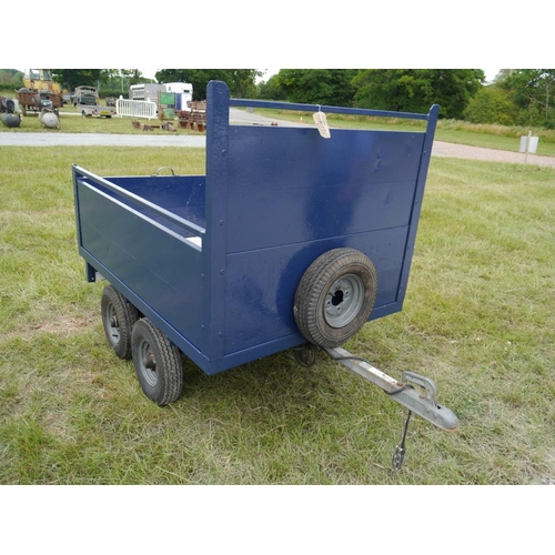 64 - Twin axle garden trailer