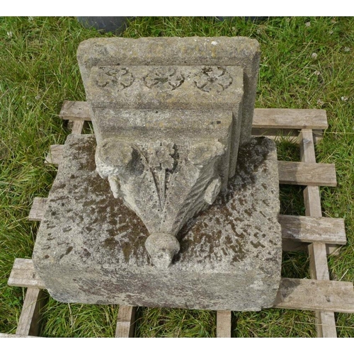 137 - Decorative corbel +VAT