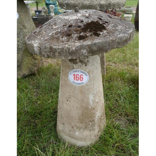 166 - Staddle stone & top 28