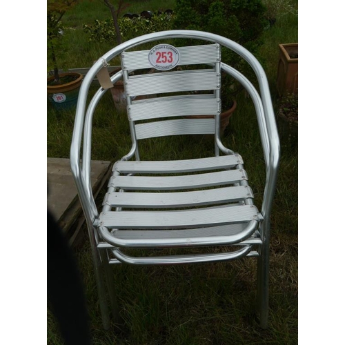 253 - Garden chairs x 2