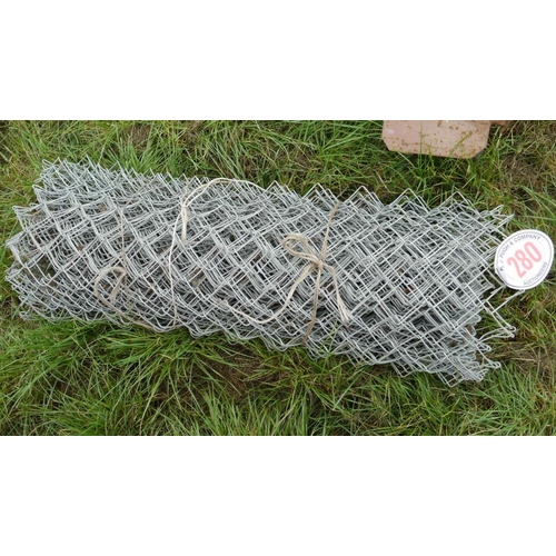 280 - Chain link fence