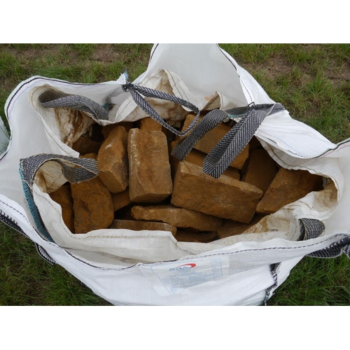 285 - Bag of Hornton stone +VAT