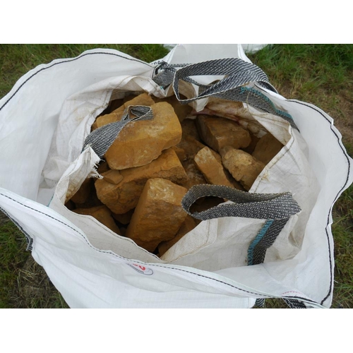 286 - Bag of Hornton stone +VAT