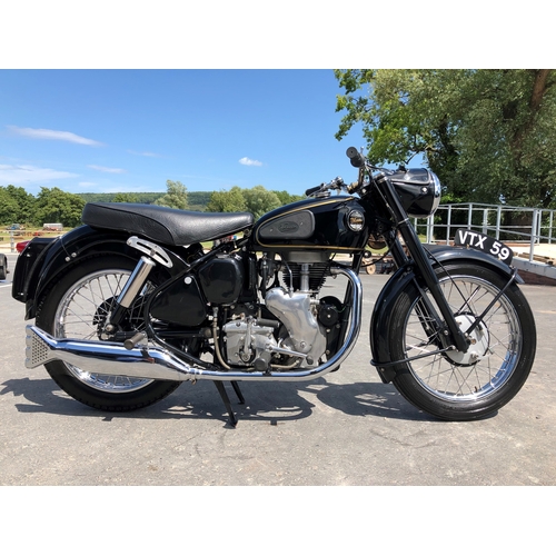 448 - Vellocette MAC 350 motorcycle. 1957. Old restoration. Only 23 miles since restoration. Frame No-RS93... 