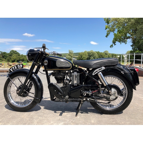 448 - Vellocette MAC 350 motorcycle. 1957. Old restoration. Only 23 miles since restoration. Frame No-RS93... 