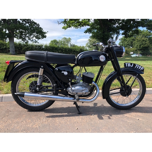 444 - BSA Bantam motorcycle. 1967. Matching engine and frame numbers.This motorcycle has had a full restor... 