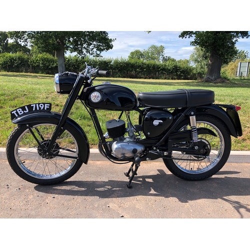 444 - BSA Bantam motorcycle. 1967. Matching engine and frame numbers.This motorcycle has had a full restor... 