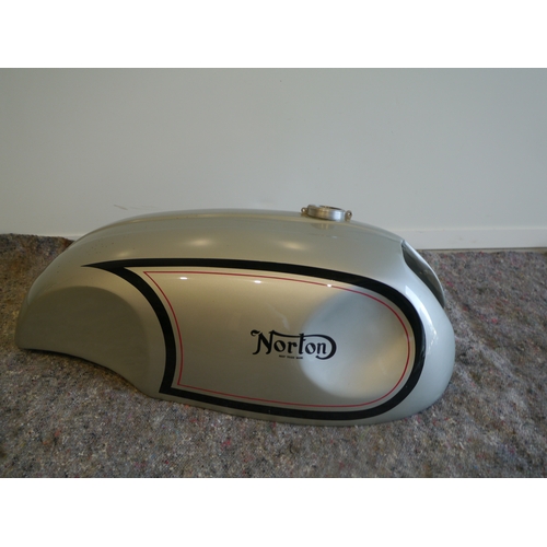 321 - Manx Norton low line alloy petrol tank, fully baffled. Never used.