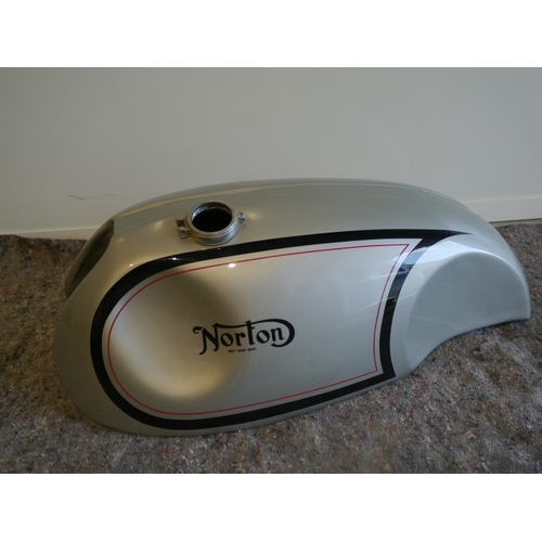 321 - Manx Norton low line alloy petrol tank, fully baffled. Never used.