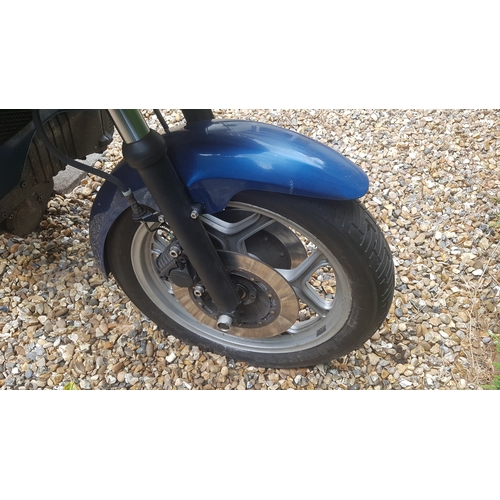 350 - BMW K100 1000cc motorcycle. 1984 
147,439 miles only.
Runs.
New Motobatt gel battery fitted costing ... 