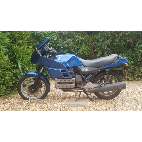 350 - BMW K100 1000cc motorcycle. 1984 
147,439 miles only.
Runs.
New Motobatt gel battery fitted costing ... 