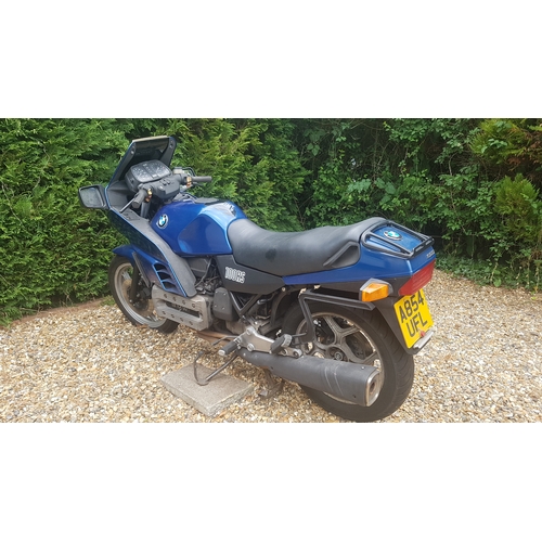 350 - BMW K100 1000cc motorcycle. 1984 
147,439 miles only.
Runs.
New Motobatt gel battery fitted costing ... 