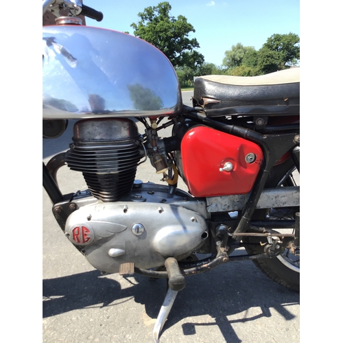 400A - Royal Enfield Crusader 250 motorcycle. 1960. Runs. New front tyre, recent engine overhaul. 12 Months... 