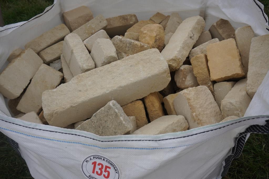 Bag of cotswold stone blocks +VAT
