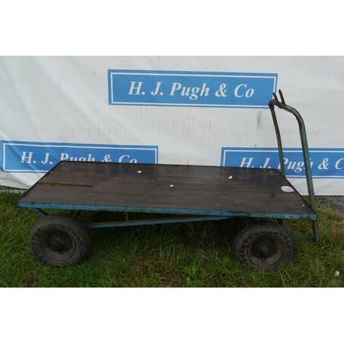 522 - Four wheeled garden trolley