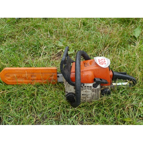 536 - Stihl 017 chainsaw