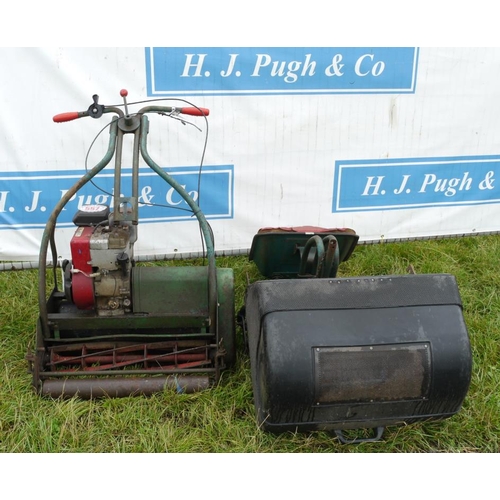 557 - Atco cylinder mower and roller seat