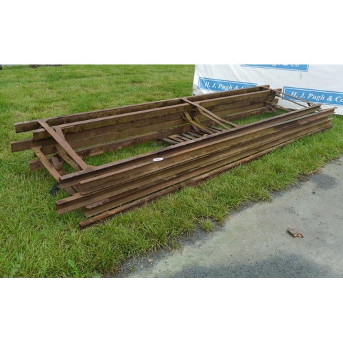 885 - Steel frames +VAT