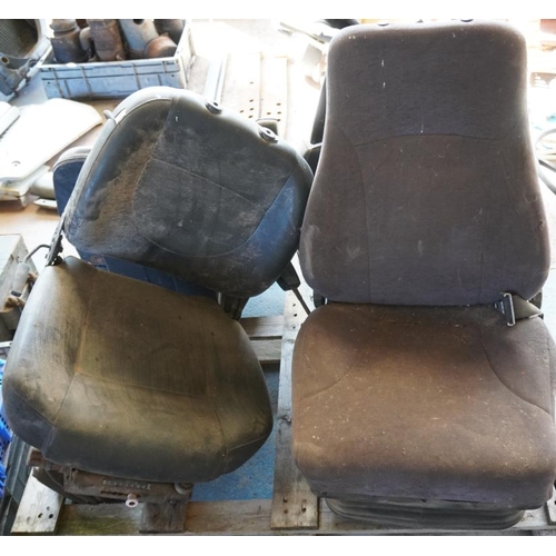 157 - Various tractor seats -4