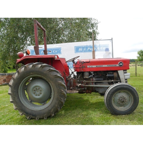 388 - Massey Ferguson 135 tractor SN.135125037. 5329Hrs. Starts and runs well. 2 Owner tractor. V5