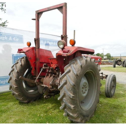 388 - Massey Ferguson 135 tractor SN.135125037. 5329Hrs. Starts and runs well. 2 Owner tractor. V5