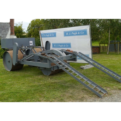 391 - Ferguson tractor mount roller. Converts a standard tractor into a 3 1/2 to 4 1/2 ton sports ground o... 