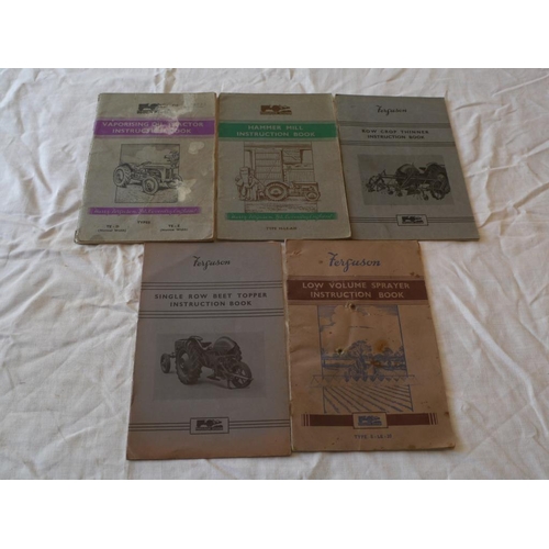 619 - Ferguson tractor and implement instruction books -5