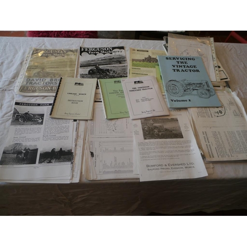 626 - Ferguson literature and manuals