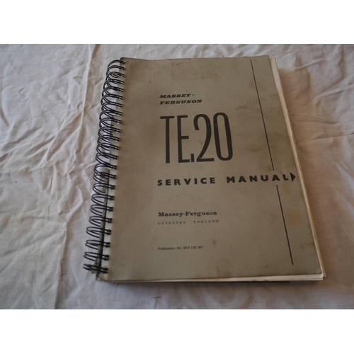 631 - Massey Ferguson TE20 service manual