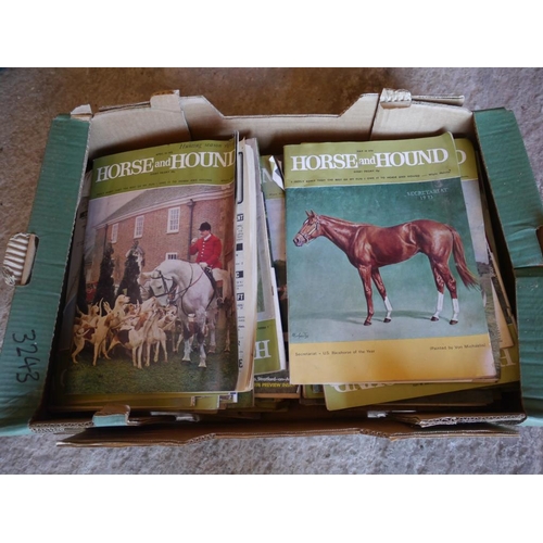 637 - 1970's Horse and Hound magazines