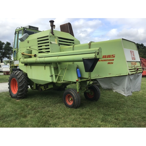 359 - Claas Senator 85 combine. 10ft header and trolley. Reg. BAD 650T