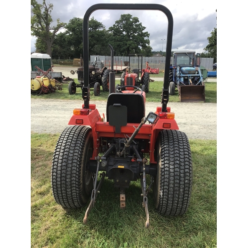 Port Agri Cutlass topper Shibaura 533H compact tractor, roll bar