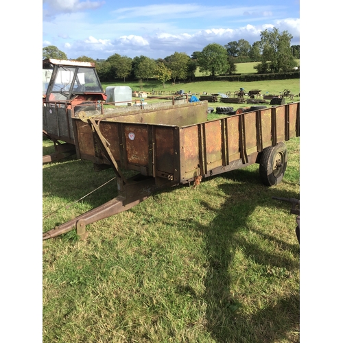 871 - Ferguson single axle tipping trailer