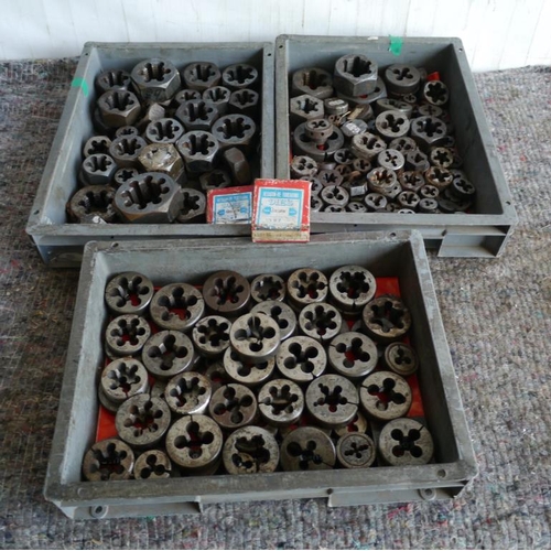 151 - Large quantity of ex MOD die nuts +VAT