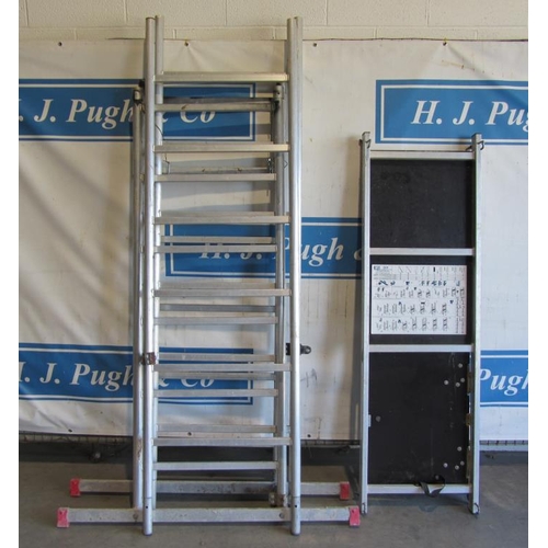 337 - Aluminium scaffold tower