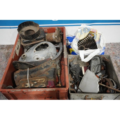 2 Boxes of assorted BSA spares